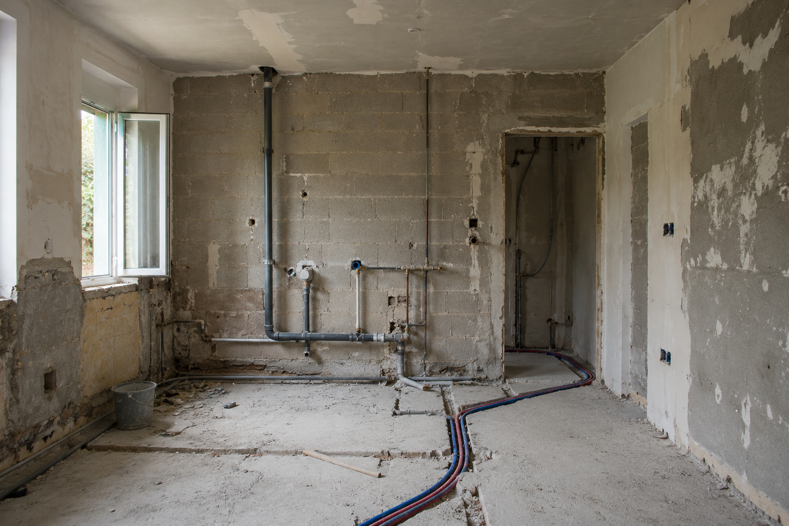 Chantier avant travaux
